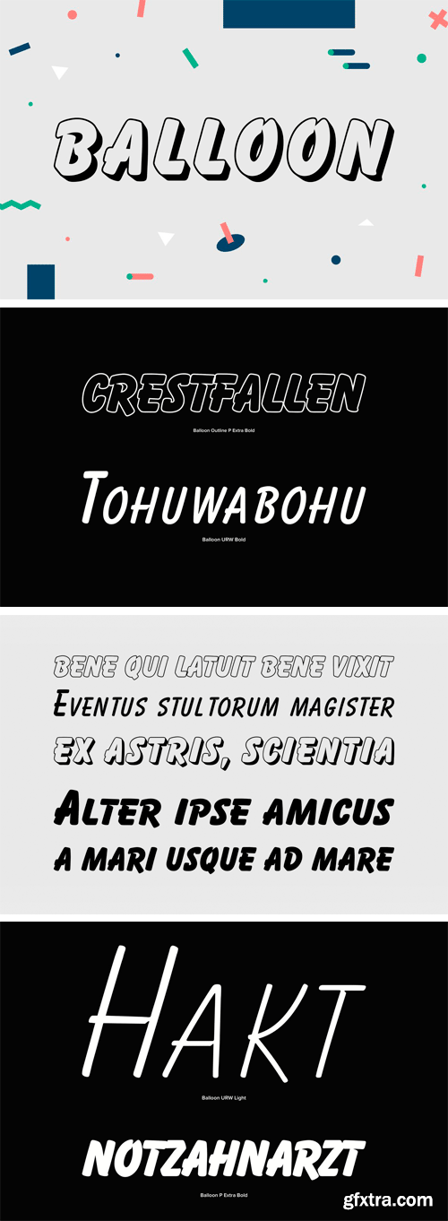 Balloon Font Family