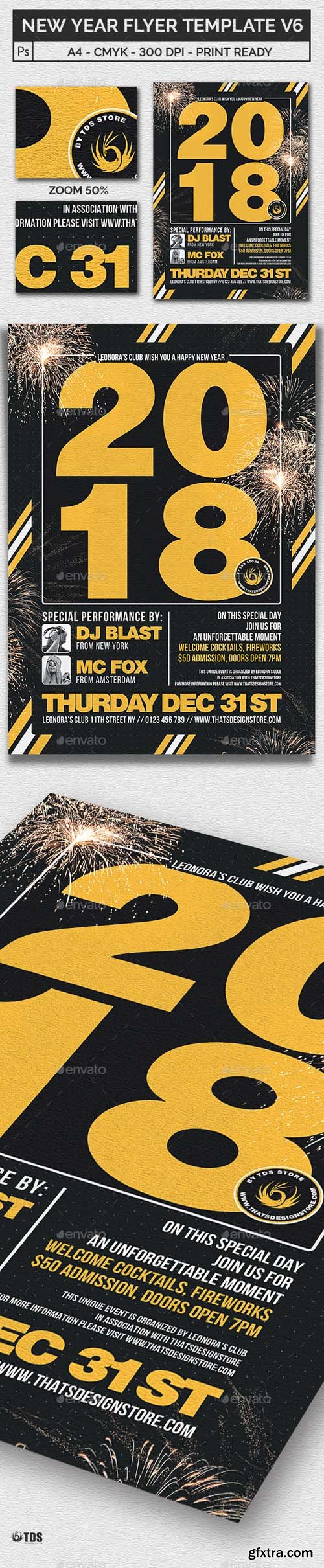 GR - New Year Flyer Template V6 20898759 GR - New Year Flyer Template V6 20898759