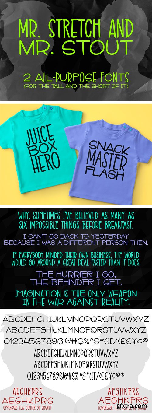 CM - Mr. Stretch & Mr. Stout Fonts 1953408