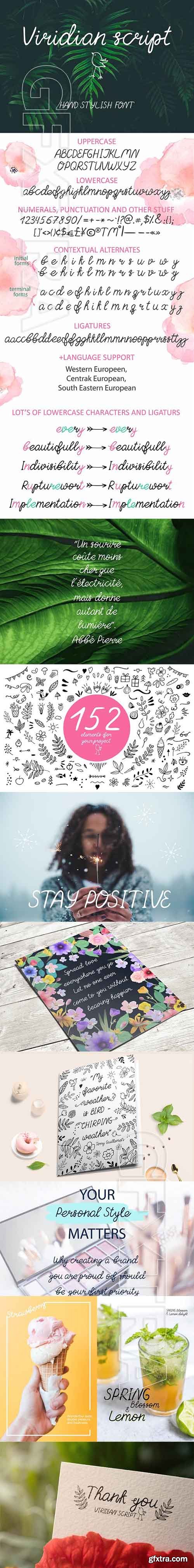 CreativeMarket - Viridian font 1994539