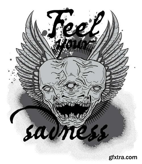 Design of T-Shirts Collection 25xEPS