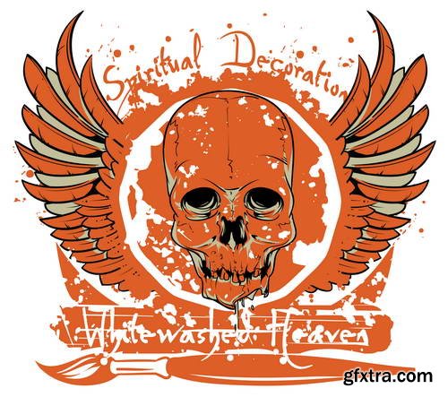 Design of T-Shirts Collection 25xEPS