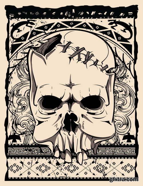 Design of T-Shirts Collection 25xEPS