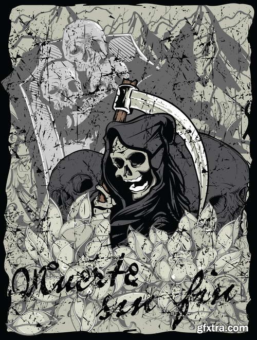 Design of T-Shirts Collection 25xEPS