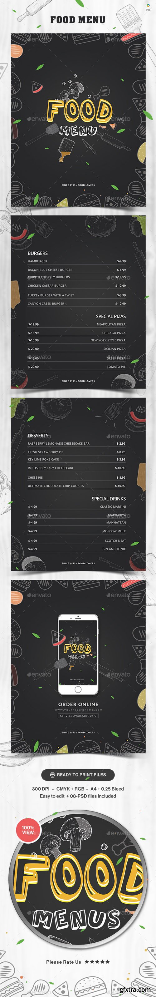 GR - Food Menu Design 20891704 GR - Food Menu Design 20891704
