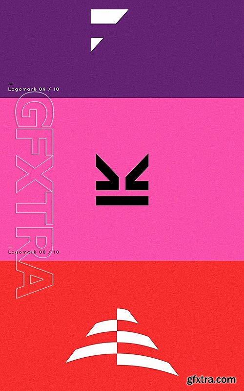 CM - 10 Bold Geometric Logos 1387575