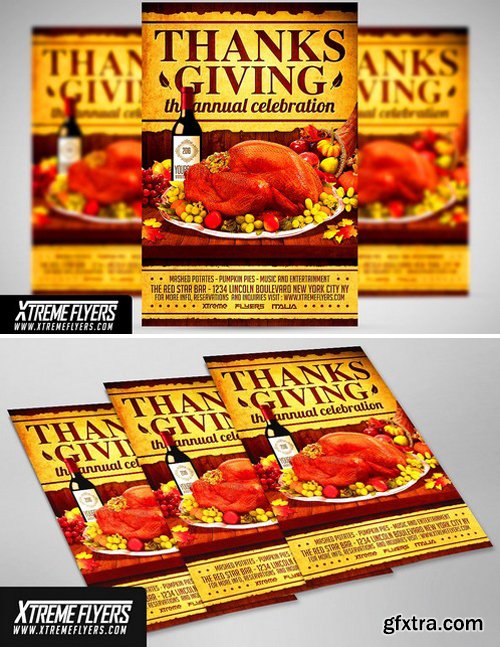 CM - Thanksgiving Flyer Template 1814165