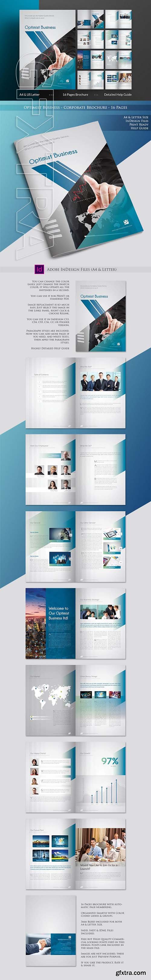 CreativeMarket - Optimist - Business Brochure 2019407