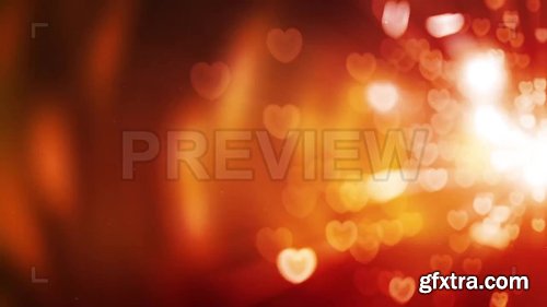 MA - Glowing Hearts Background