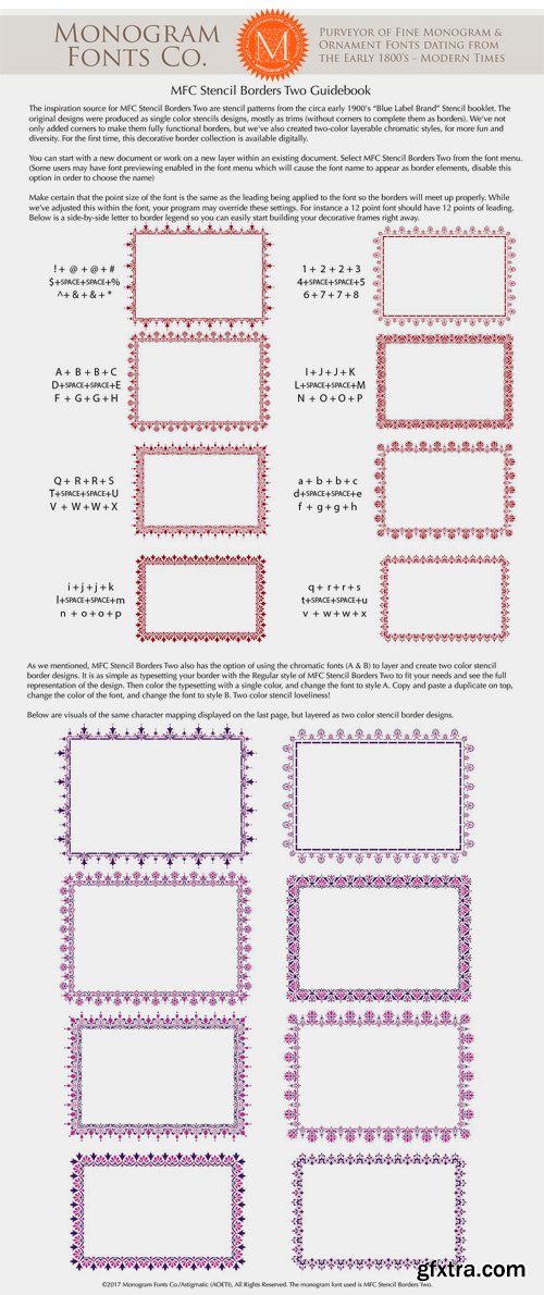 CM - MFC Stencil Borders Two 1989676