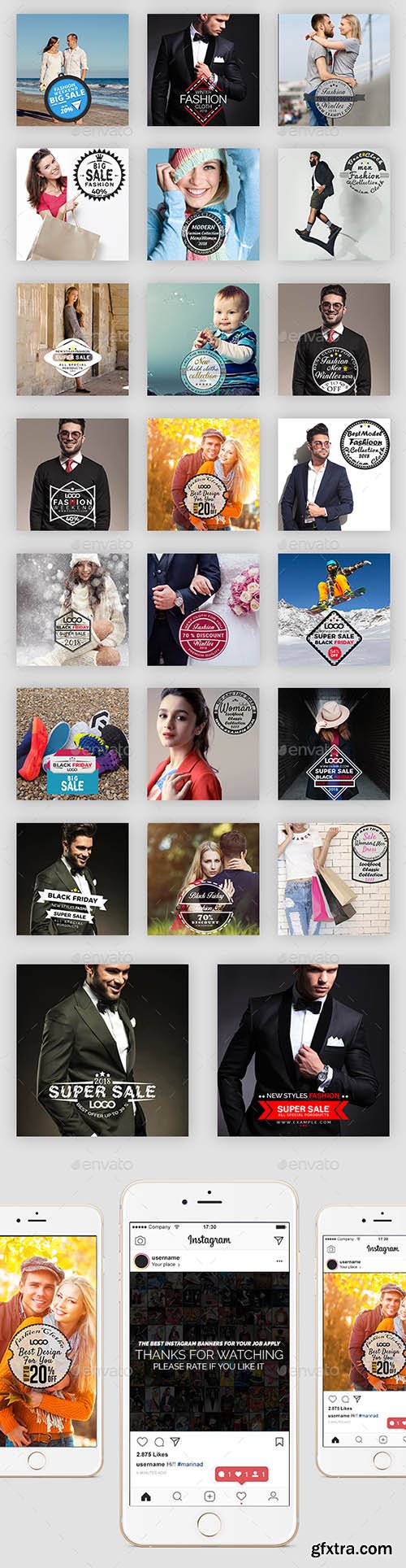 GraphicRiver - Instagram Banners 20938961