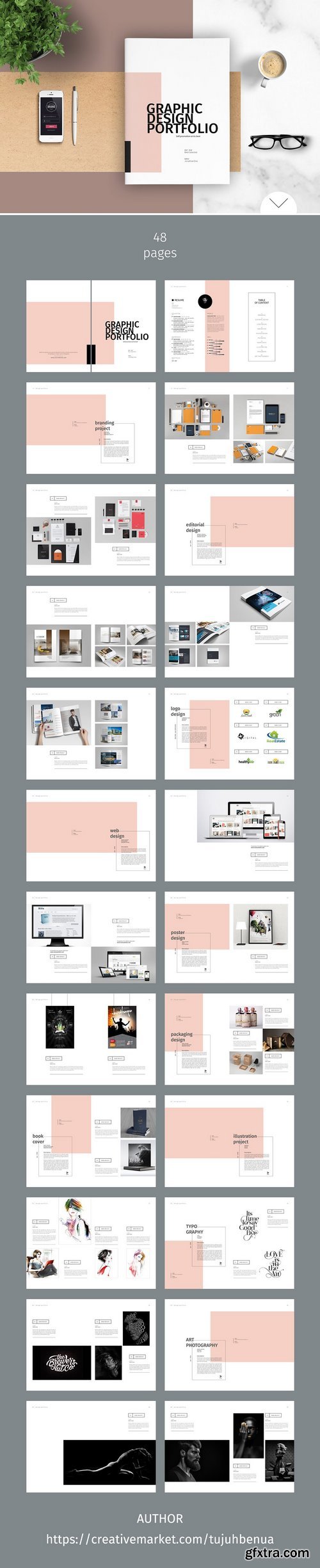 CM - Graphic Design Portfolio Template 1366877