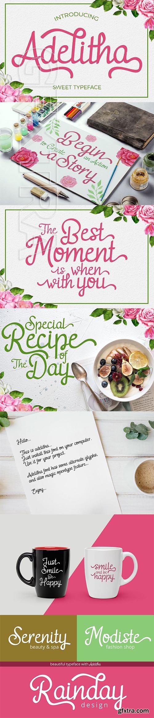 CreativeMarket - Adelitha Font 2035686