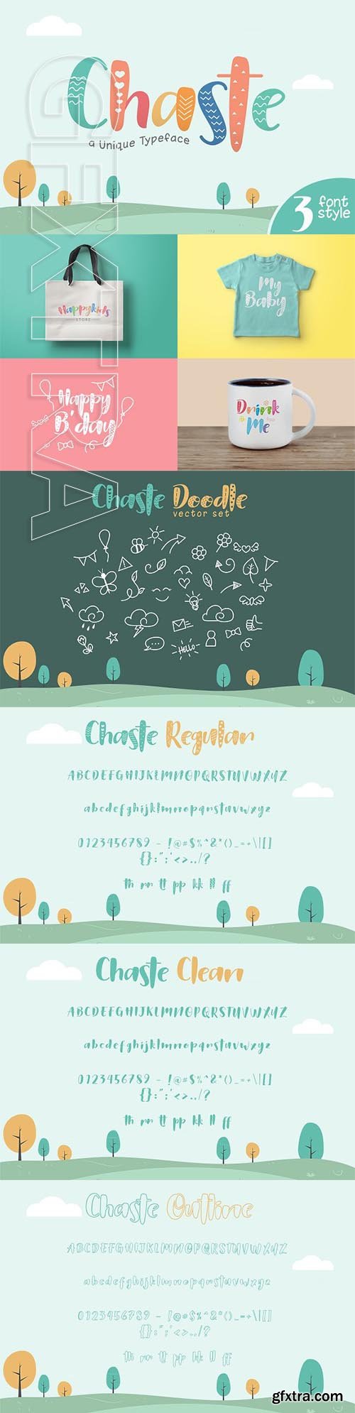CreativeMarket - Chaste Display 3 Font 2031471
