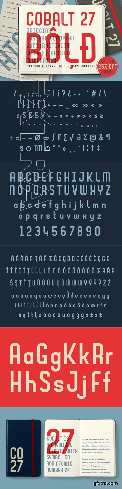 CreativeMarket - Cobalt 27 Bold 2035857