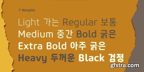 Core Gothic M Font Family - 7 Fonts