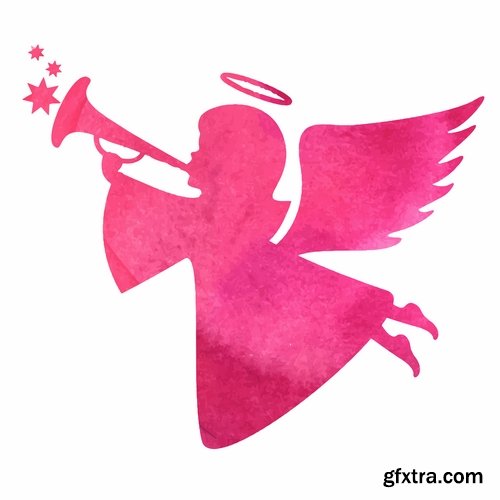 Angel wings guardian of the holy spirit 25 EPS