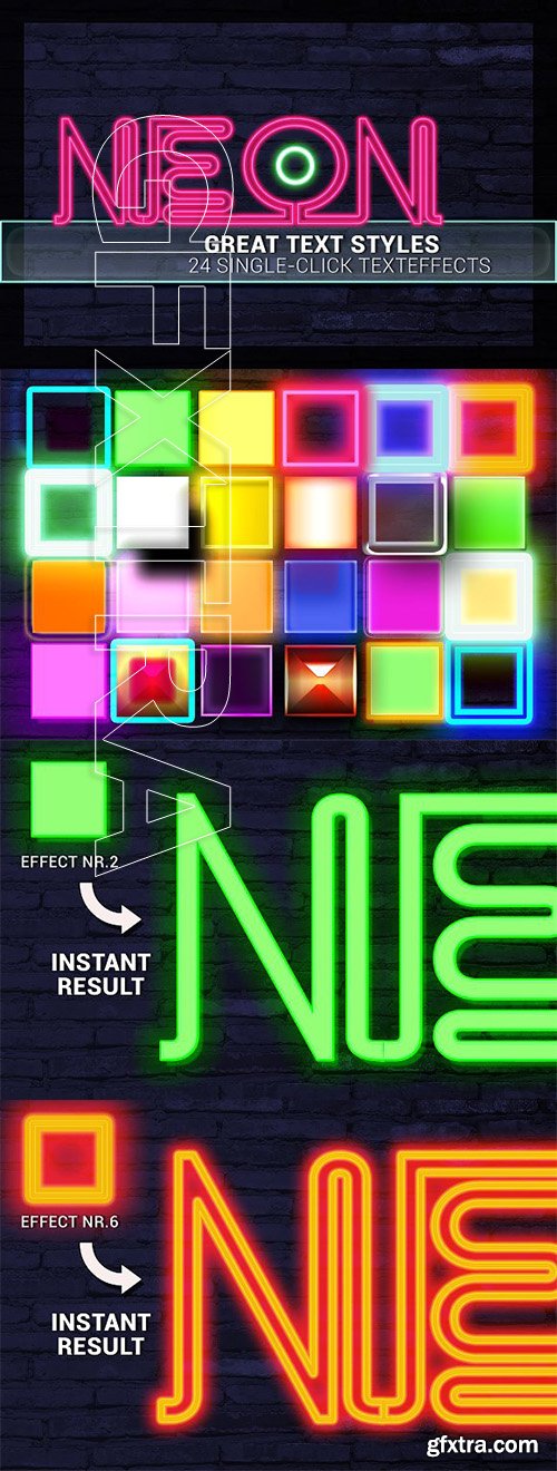 CreativeMarket - 24 Styles - Neon Collection 2033426