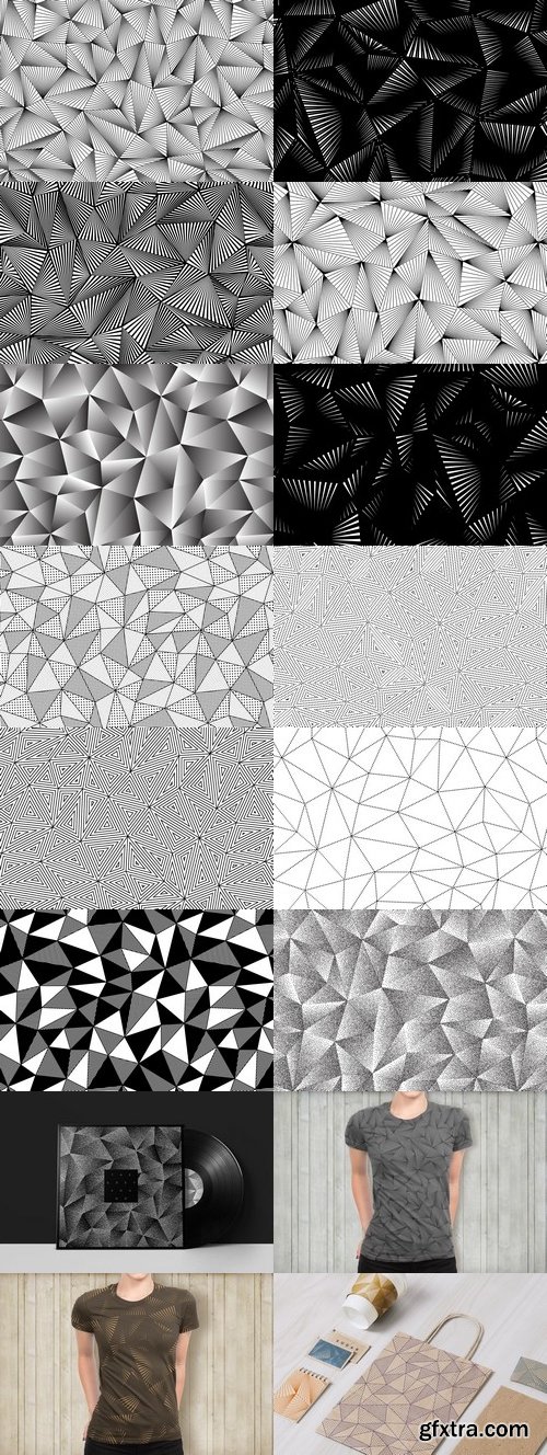 CM - 12 POLYGON TRIANGLE PATTERNS 1377404