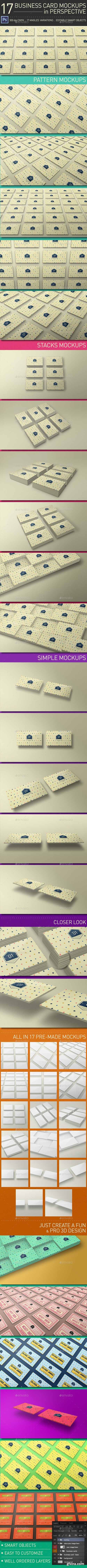 GR - Business Card Mockups in Perspective 11862546 GR - Business Card Mockups in Perspective 11862546