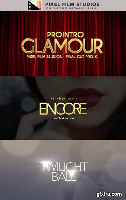 Pixel Film Studios - ProIntro: Glamour for Final Cut Pro X (macOS)