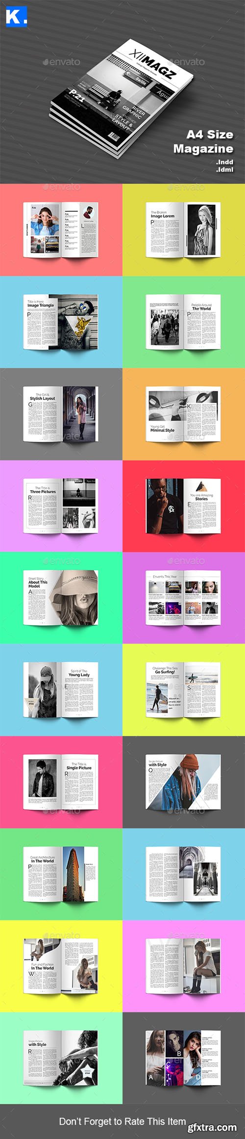 GR - Indesign Magazine Template 4 20944565