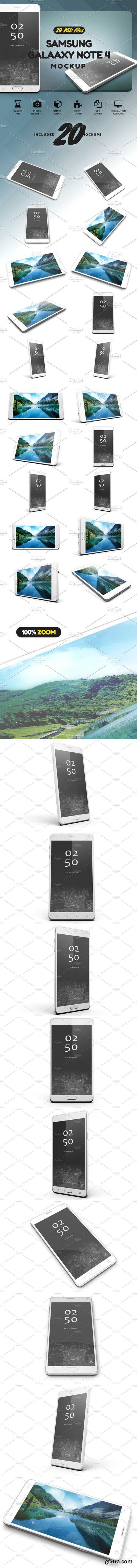 CM - Samsung Galaxy Note 4 Mock-up 1990367