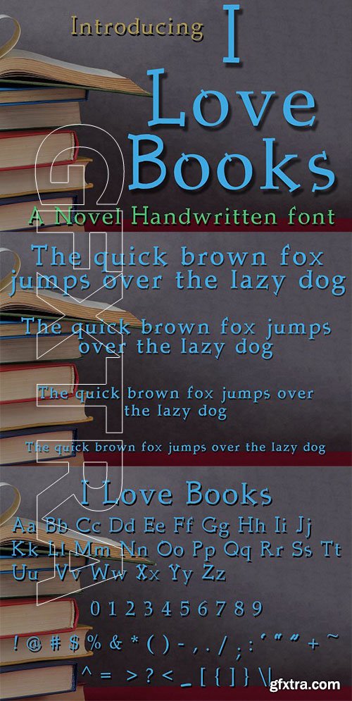 CreativeMarket - I Love Books 2036574