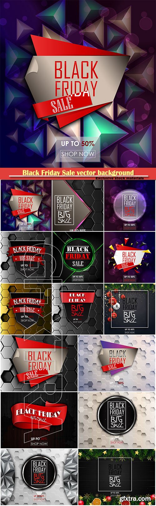 Black Friday Sale vector background, shopping offer and promotion