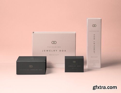 Psd Jewelry Magnetic Box Mockup Vol2