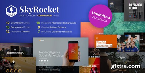 ThemeForest - SkyRocket v1.0  - MultiConcept Coming Soon Pages - 20890392