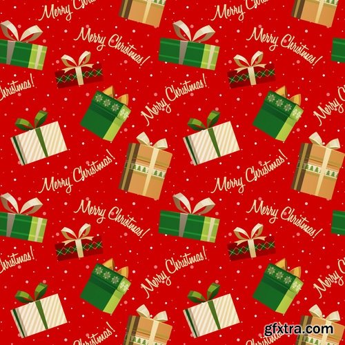 Christmas New Year holiday couple santa claus flyer gift card 25 EPS