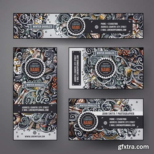 New Year banner Christmas flyer background is winter gift card EPS 25