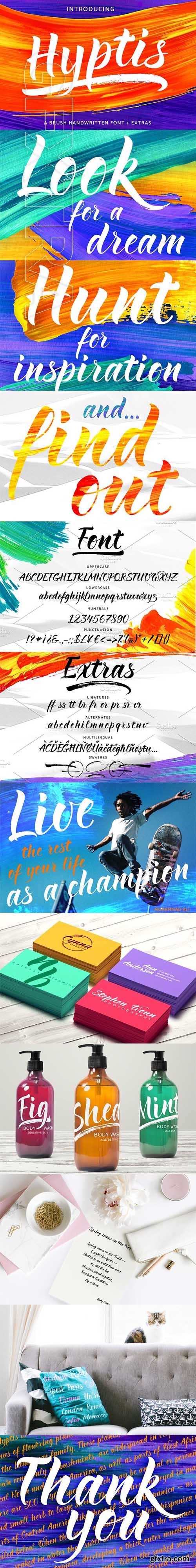 CreativeMarket - Hyptis font 2049817