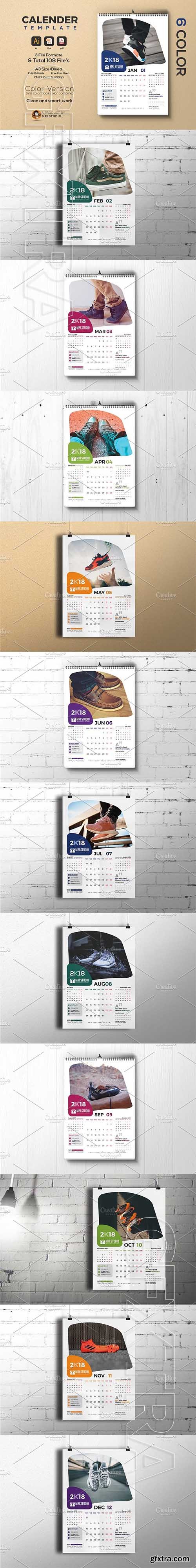 CreativeMarket - Calander Template 2049826