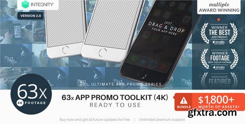 Videohive The Ultimate App Promo - UltraHD Mockup Toolkit 11416467