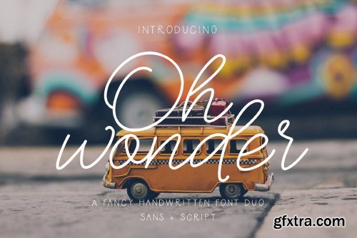 Oh Wonder Family - 4 Fonts