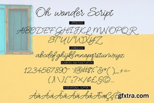 Oh Wonder Family - 4 Fonts