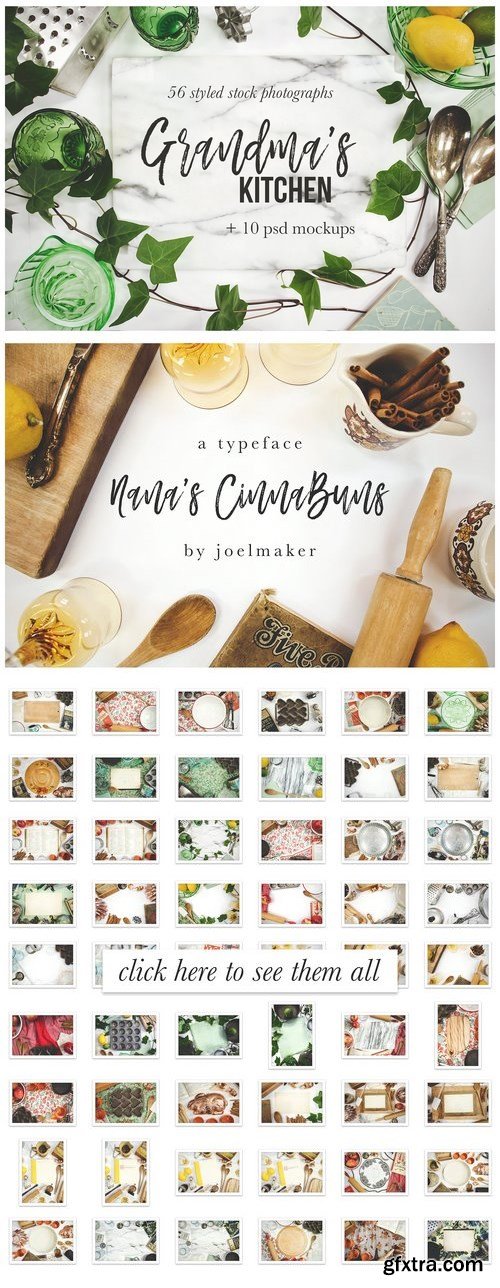 CM - Grandma's Kitchen Photography Bundle 1420243 CM - Grandma's Kitchen Photography Bundle 1420243