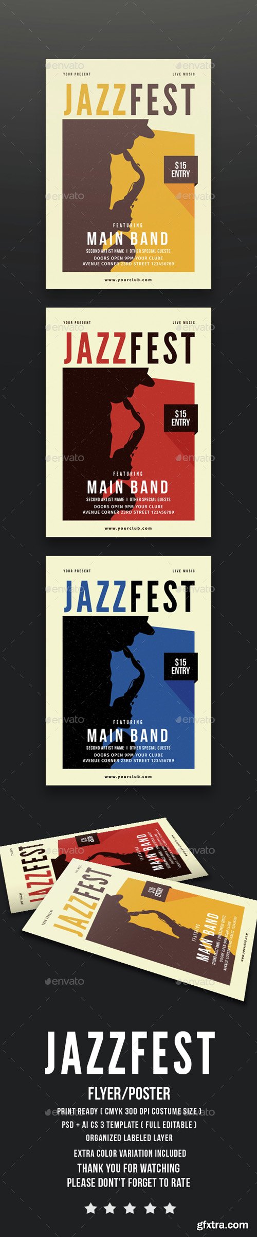 GR - Jazz Festival Flyer 13971586 GR - Jazz Festival Flyer 13971586