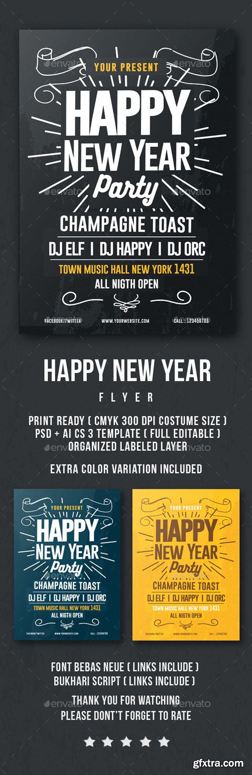 GR - HAPPY NEW YEAR FLYER 13971335 GR - HAPPY NEW YEAR FLYER 13971335