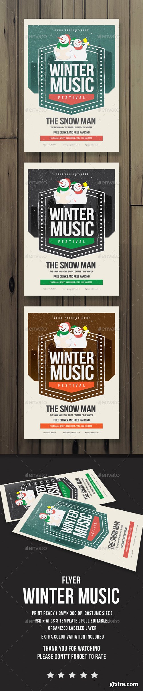 GR - Winter Music Flyer 13878372 GR - Winter Music Flyer 13878372