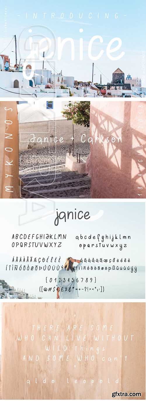 CreativeMarket - Jenice handwritten sans serif 2051439