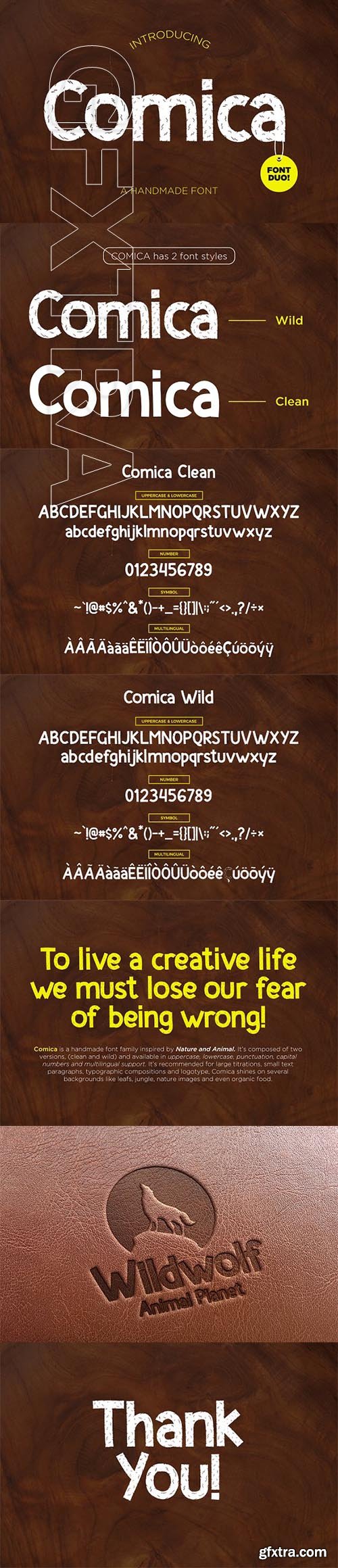 CreativeMarket - Comica Font Duo 2051879