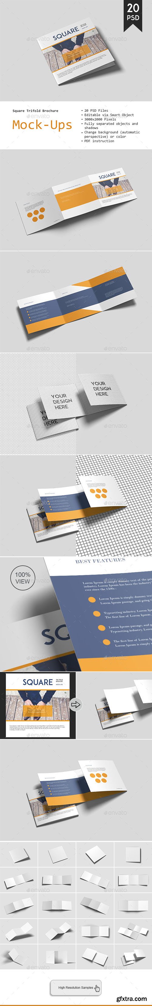 GR - Square Trifold Brochure Mockup 20964215 GR - Square Trifold Brochure Mockup 20964215