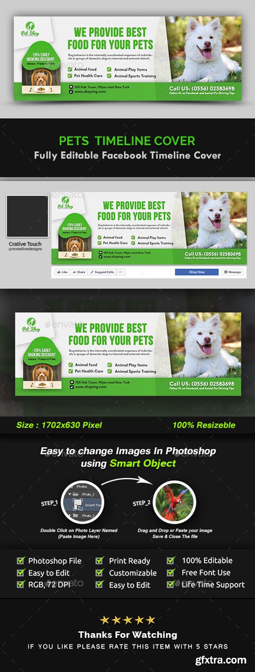GR - Pet Facebook Timeline Cover Template 20971532 GR - Pet Facebook Timeline Cover Template 20971532