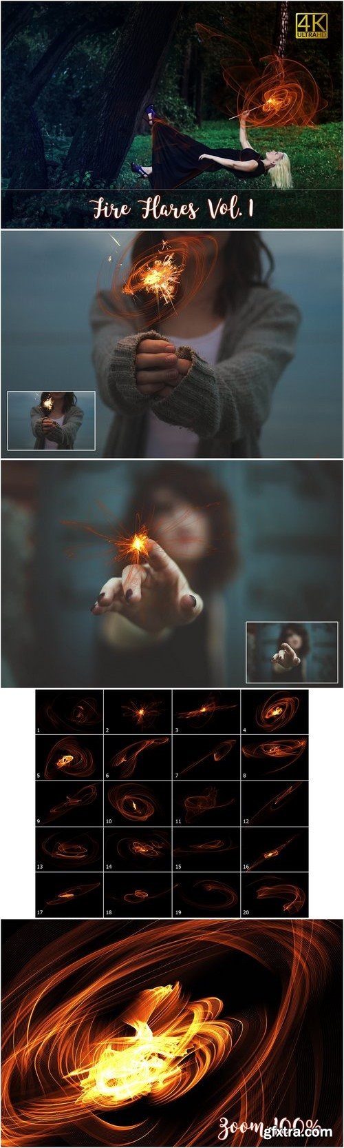 CM - 4K Fire Flares Vol. 1 1432278