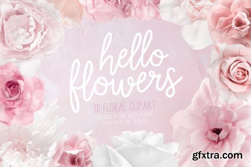 CreativeMarket Floral Bundle Fonts & Illustrations 1985821 CreativeMarket Floral Bundle Fonts & Illustrations 1985821