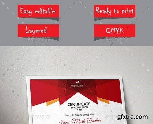 GraphicRiver - Certificate 14327904