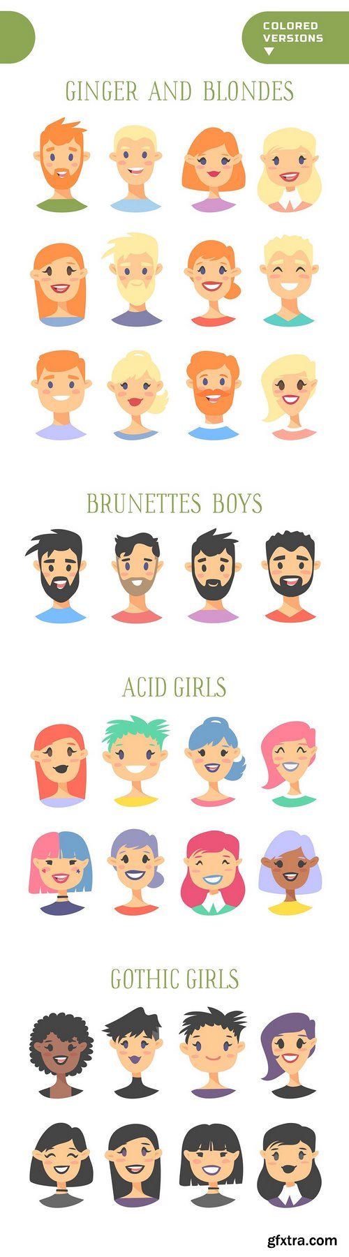 CM - 80 Cartoon people emoji 1372023